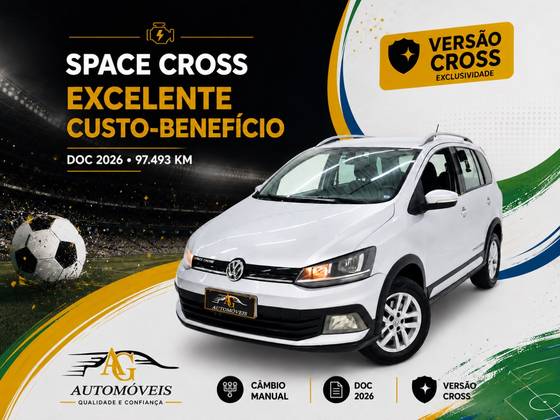 VOLKSWAGEN SPACE CROSS 1.6 MI 8V FLEX 4P MANUAL